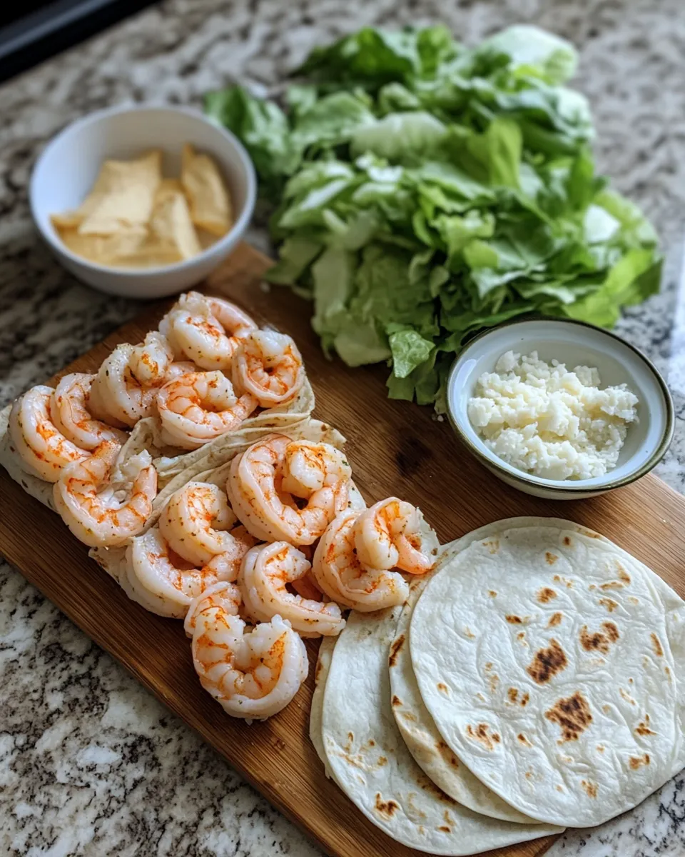 Ingredients for Savor the Sea: Delightful Grilled Shrimp Crab Caesar Wraps