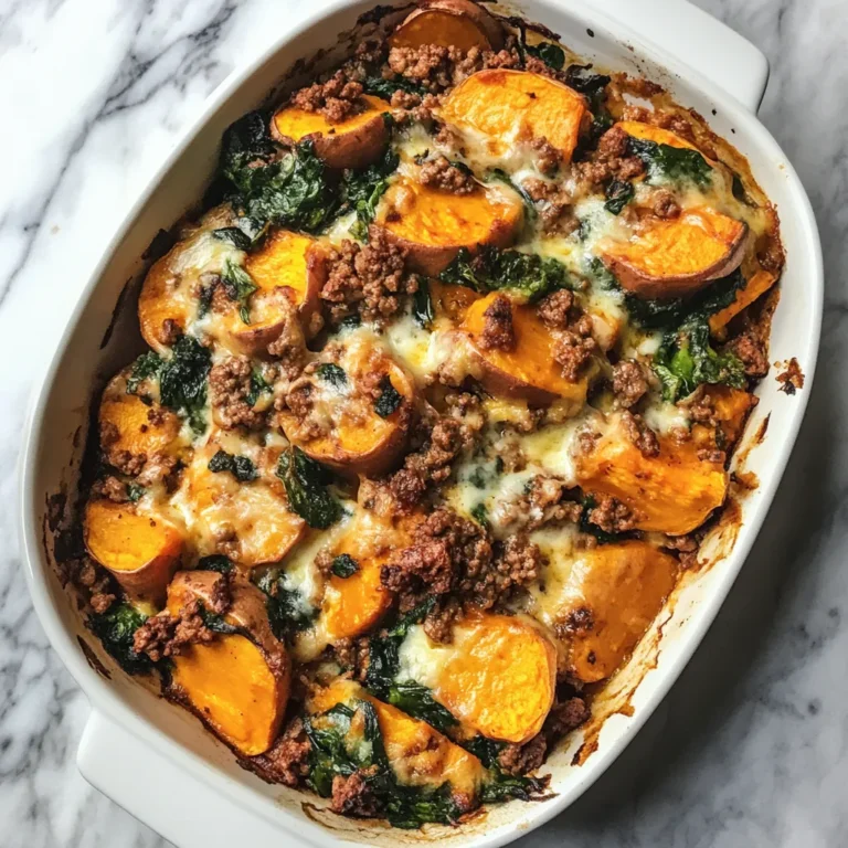 Photo of featured for Savory Ground Turkey Sweet Potato Bake: A Comforting One-Pan Delight