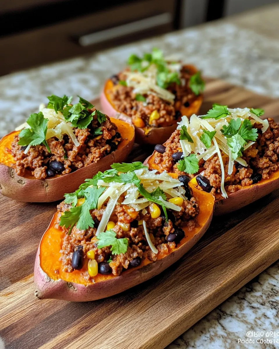 Ingredients for Power-Packed Delight: High Protein Ground Turkey Stuffed Sweet Potato Recipe