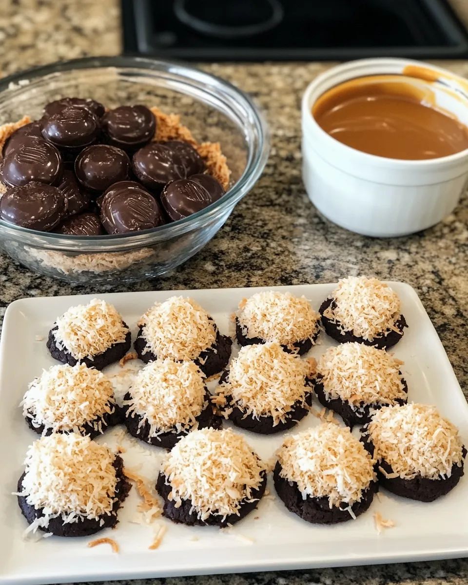 Ingredients for Irresistible Homemade Samoas Cookies That Will Steal Your Heart