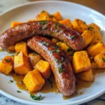 Photo of featured for Savor the Sweet: Honey Garlic Sausage and Sweet Potatoes Delight