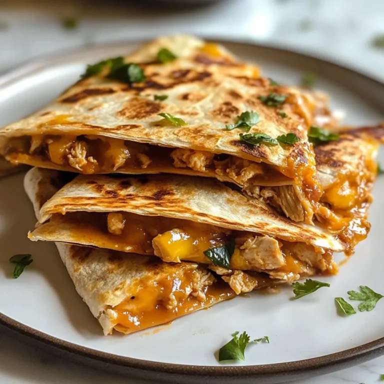 Photo of featured for Sizzle and Sweetness: The Ultimate Hot Honey BBQ Chicken Quesadillas