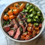 Photo of featured for Savory Mediterranean Steak Bowls: A Flavorful Journey to the Mediterranean on a Plate