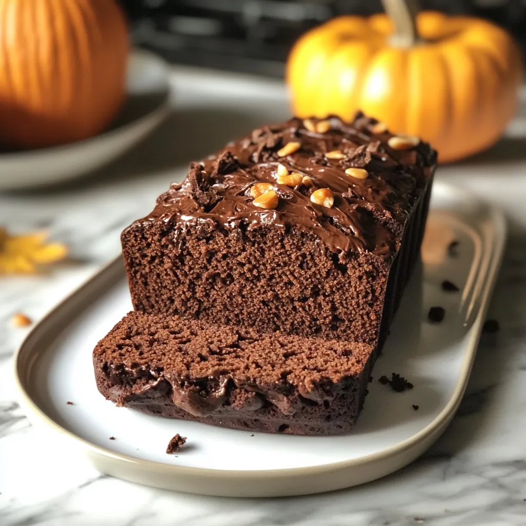 Photo of featured for Indulge in Fall: The Ultimate Moist Chocolate Pumpkin Bread Recipe