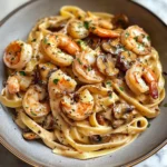 Photo of featured for Savory Indulgence: Mushroom Garlic Shrimp Pasta That Will Make Your Taste Buds Dance