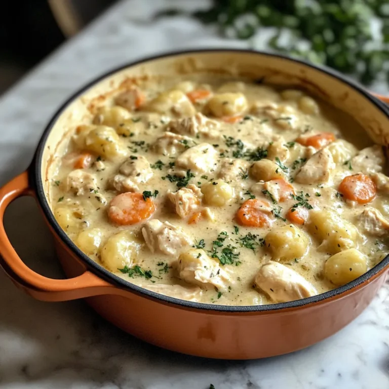 Photo of featured for One Pot Gnocchi Chicken Pot Pie: A Cozy Comfort Food Delight