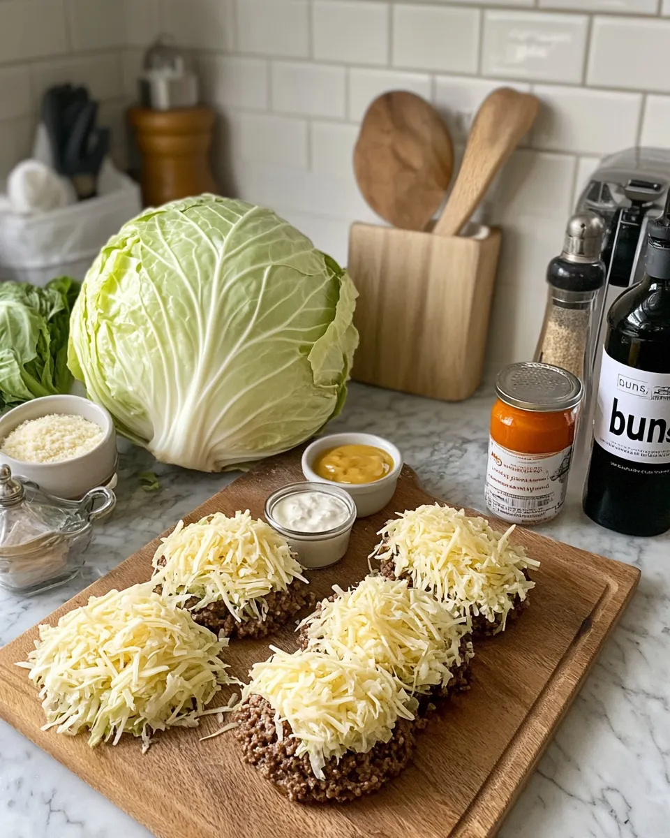 Ingredients for Savor the Flavor: Irresistible Oven-Baked Cabbage Burgers You Need to Try