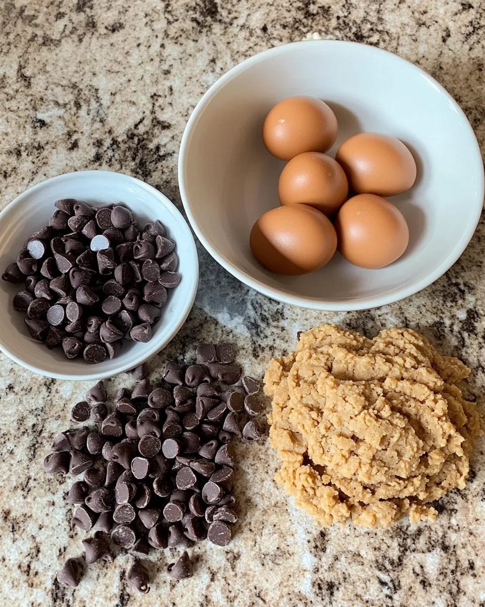 Ingredients for Indulge in Decadence: Peanut Butter Chocolate Caramel Cookies That Will Steal Your Heart
