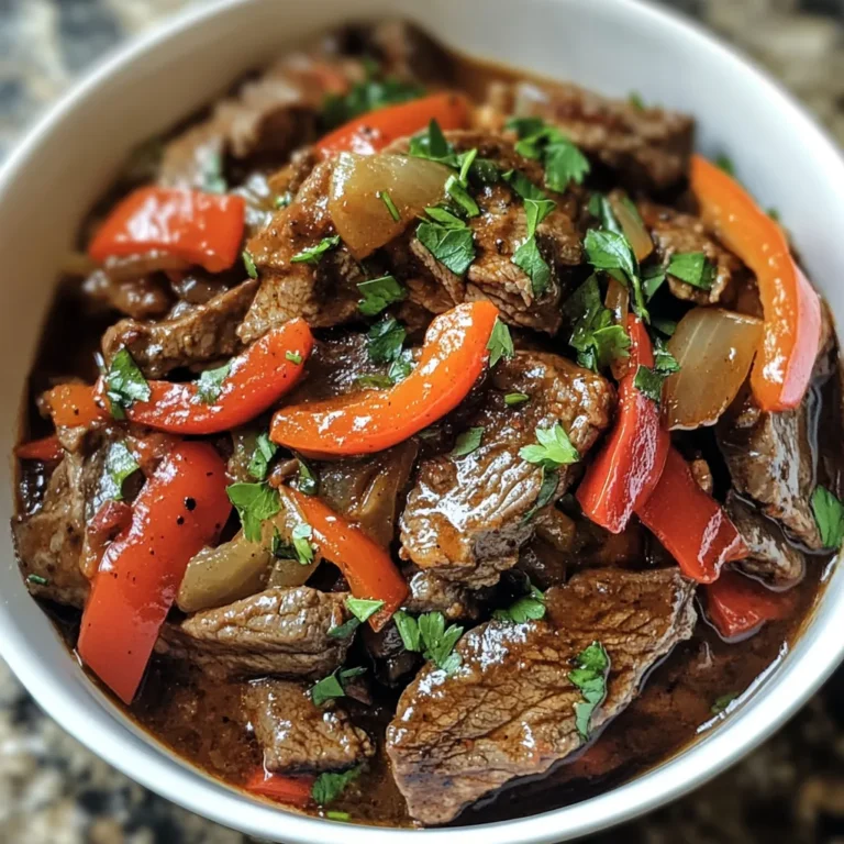 Photo of featured for Savory Pepper Steak in a Crock Pot: Effortless Flavor in Every Bite