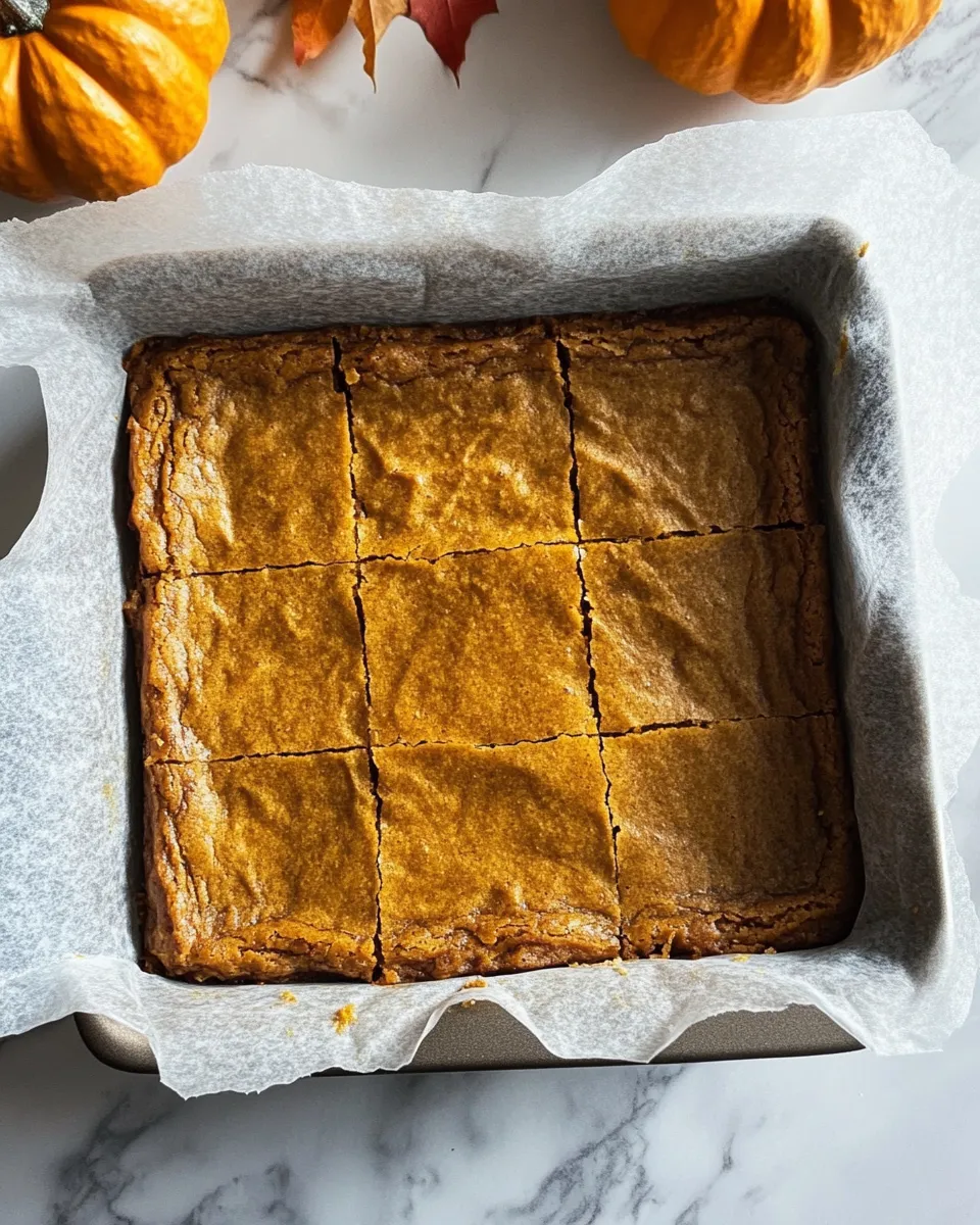 Ingredients for Irresistible Pumpkin Maple Blondies: A Fall Treat You Can't Resist