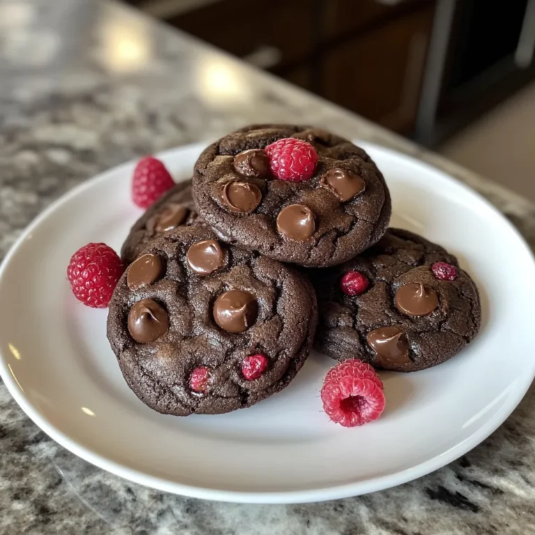 Photo of featured for Indulge in Decadence: Irresistible Raspberry Fudgy Chocolate Cookies