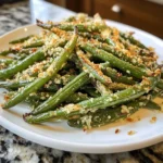 Photo of featured for Savor the Crunch: Irresistible Roasted Green Beans with Garlic Parmesan