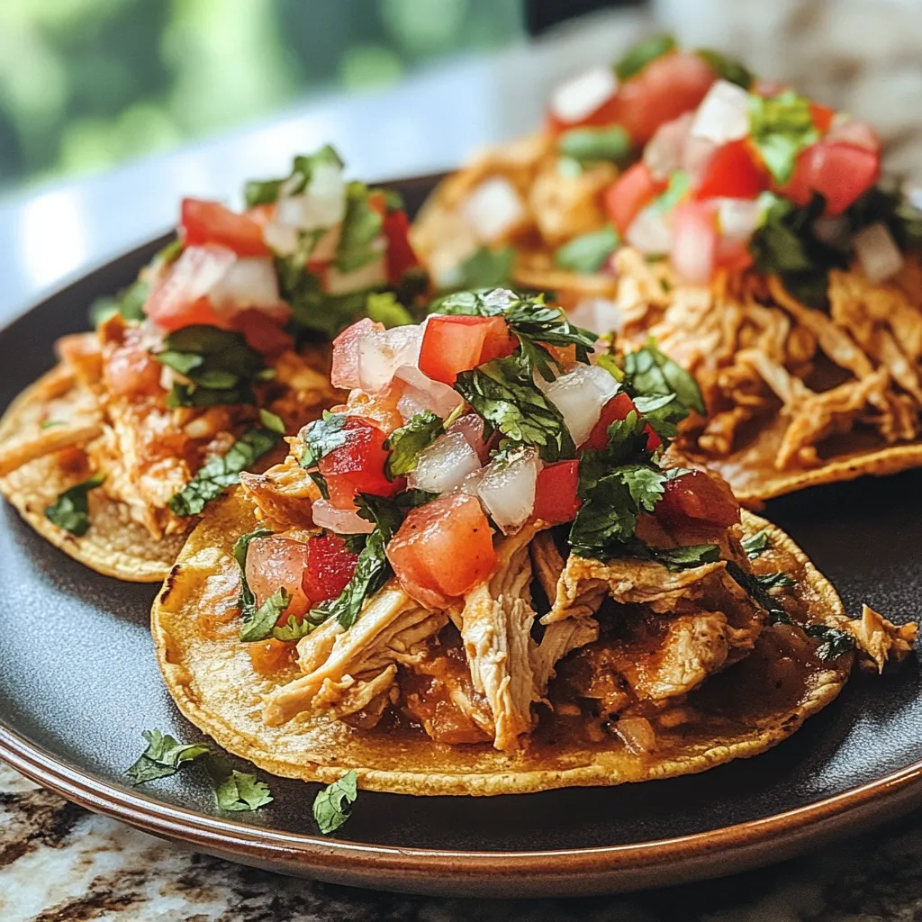 Photo of featured for Crispy Rotisserie Chicken Tostadas: A Flavorful Fiesta on Your Plate