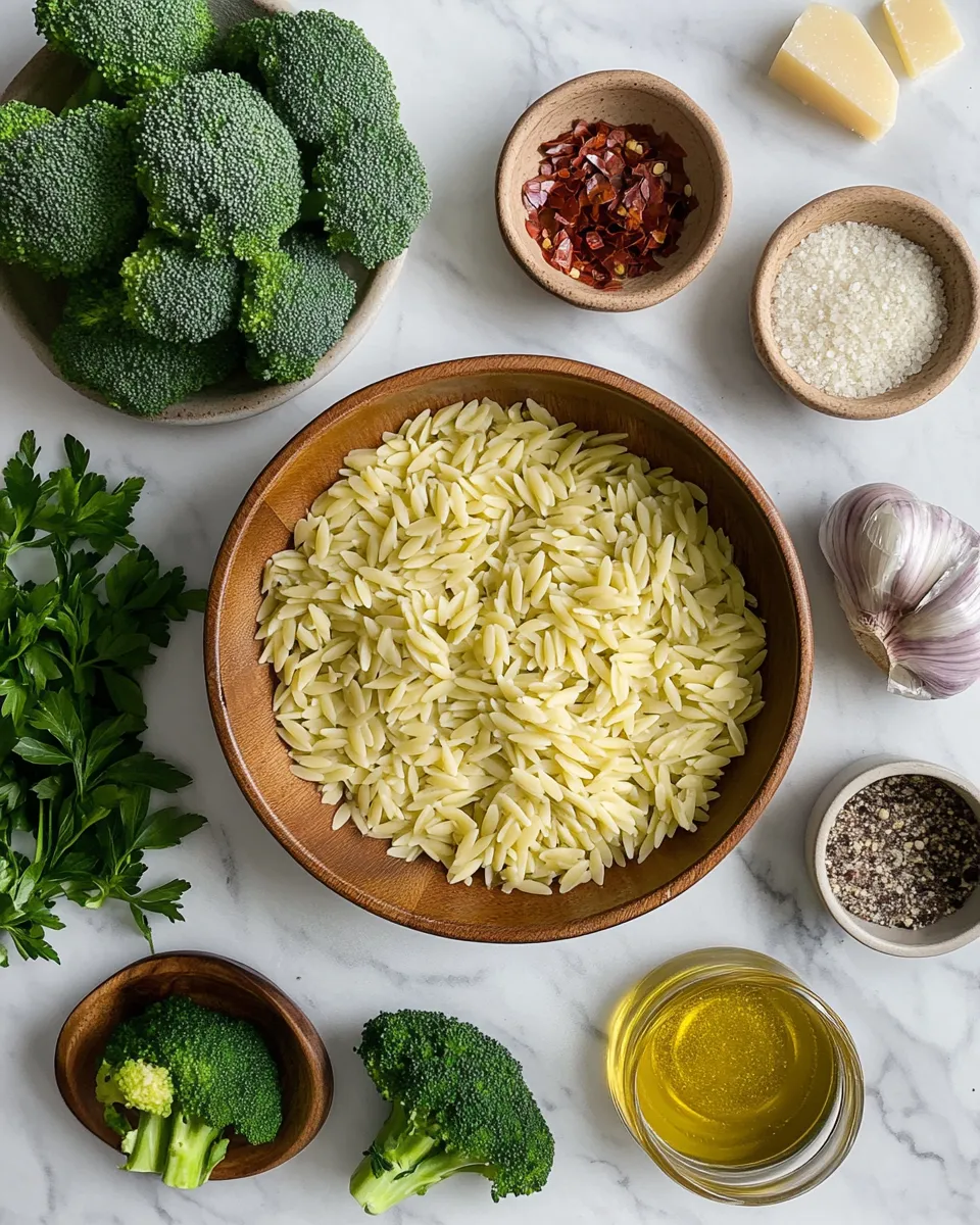 Ingredients for Savor the Symphony of Flavors: Delightful Sausage Broccoli Orzo Recipe