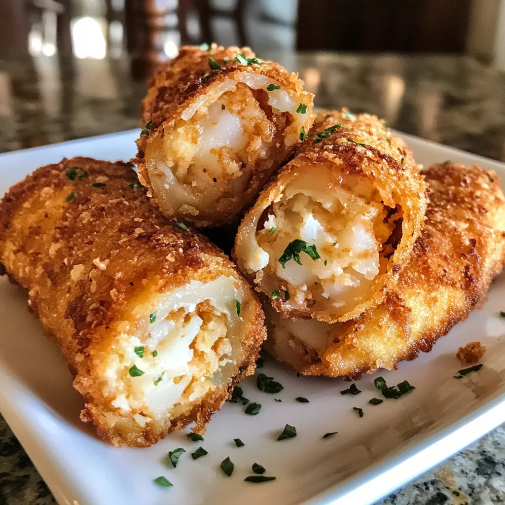 Photo of featured for Deliciously Crispy Shrimp and Crab Cake Egg Rolls You Need to Try