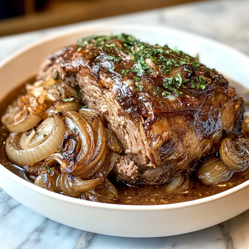 Photo of featured for Savory Simplicity: Mastering Slow Cooker French Onion Roast
