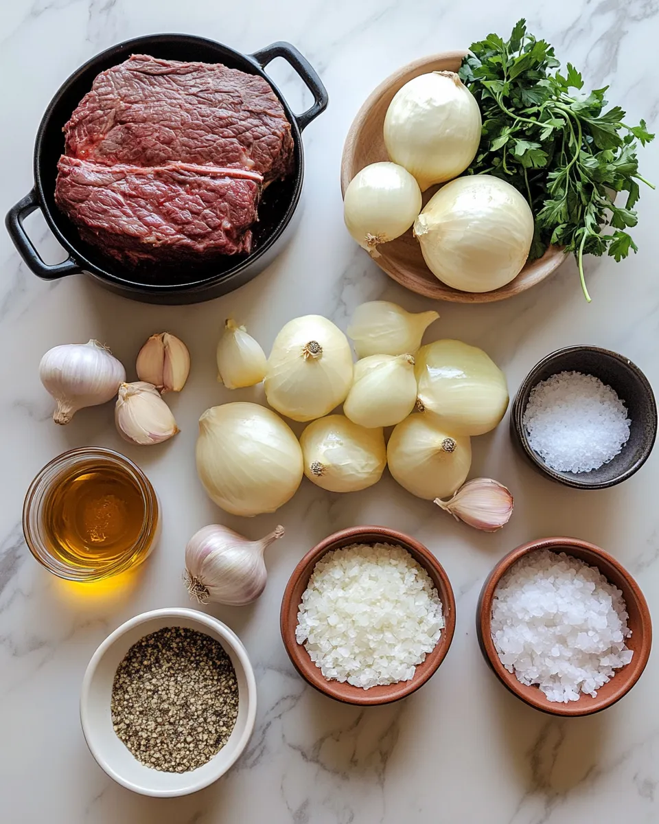 Ingredients for Savory Simplicity: Mastering Slow Cooker French Onion Roast