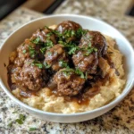 Photo of featured for Savory Slow Cooker Salisbury Steak Meatballs: A Comfort Food Delight