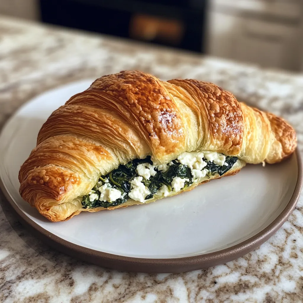 Photo of featured for Savory Delight: Mastering the Spinach and Feta Croissant