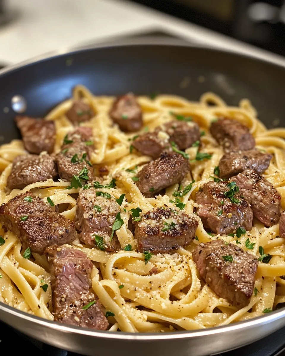 Ingredients for Savor the Flavor: Irresistible Steak Bites Paired with Creamy Parmesan Pasta