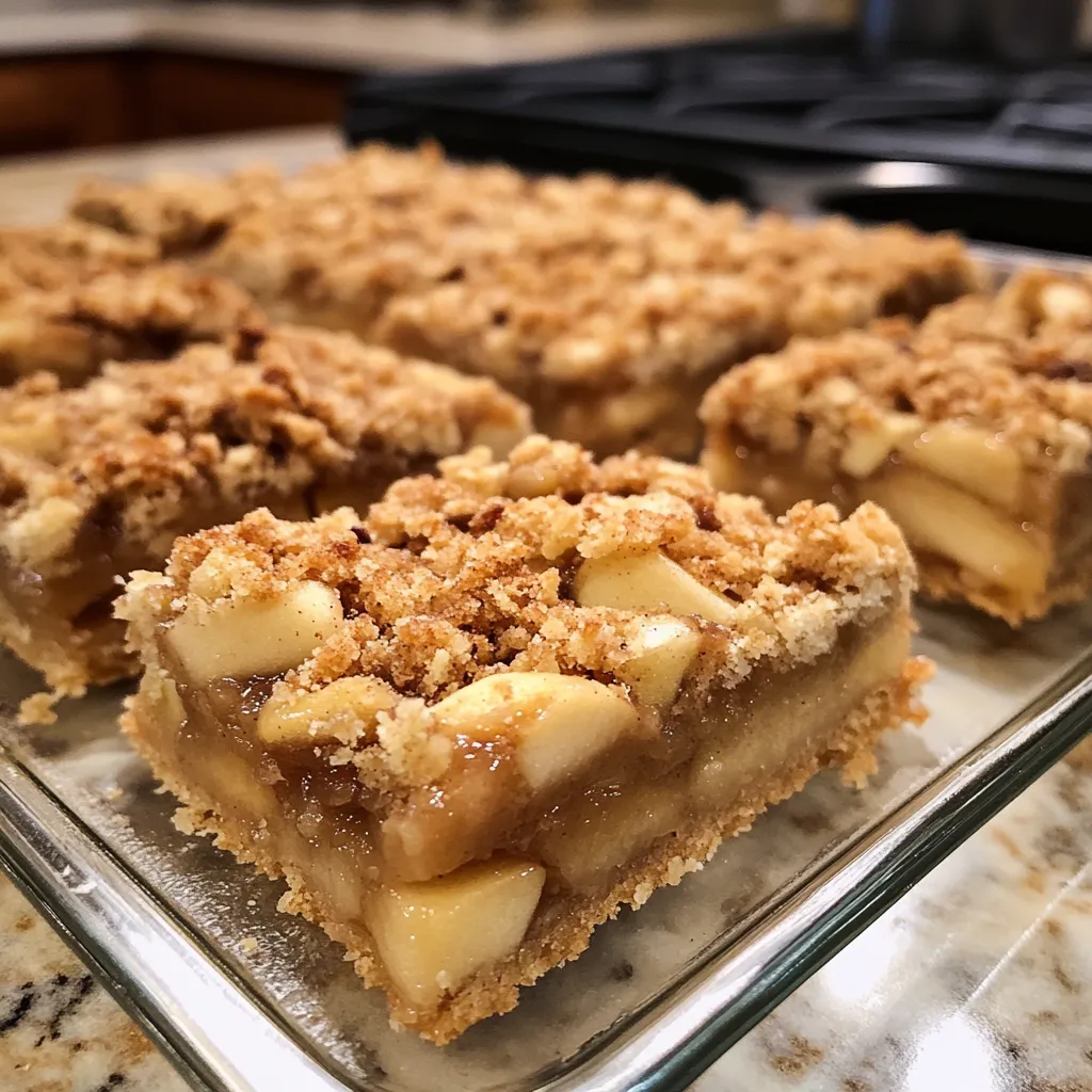 Photo of featured for Irresistibly Delicious Apple Crisp Shortbread Bars: A Slice of Fall Bliss