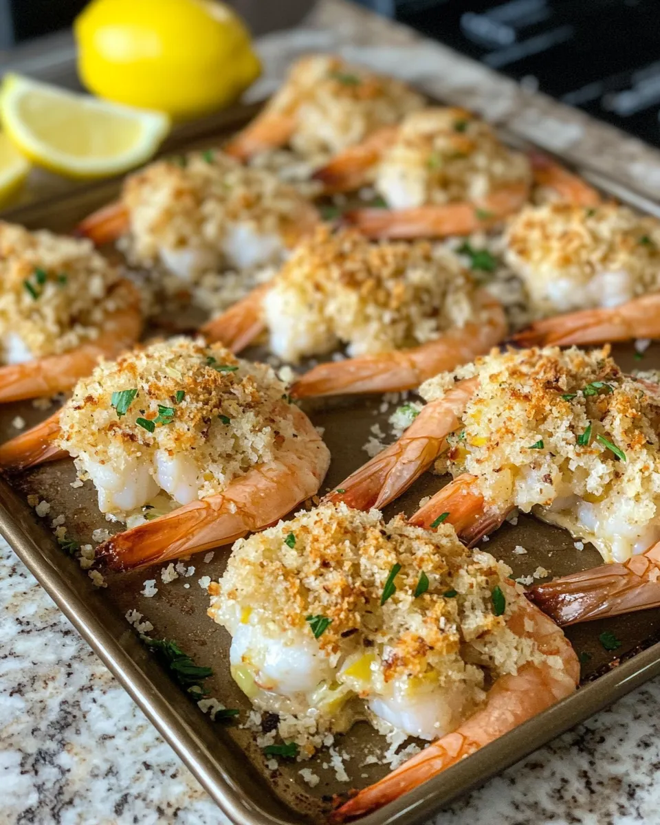 Ingredients for Baked Stuffed Shrimp Delight: A Seafood Sensation You Can't Resist