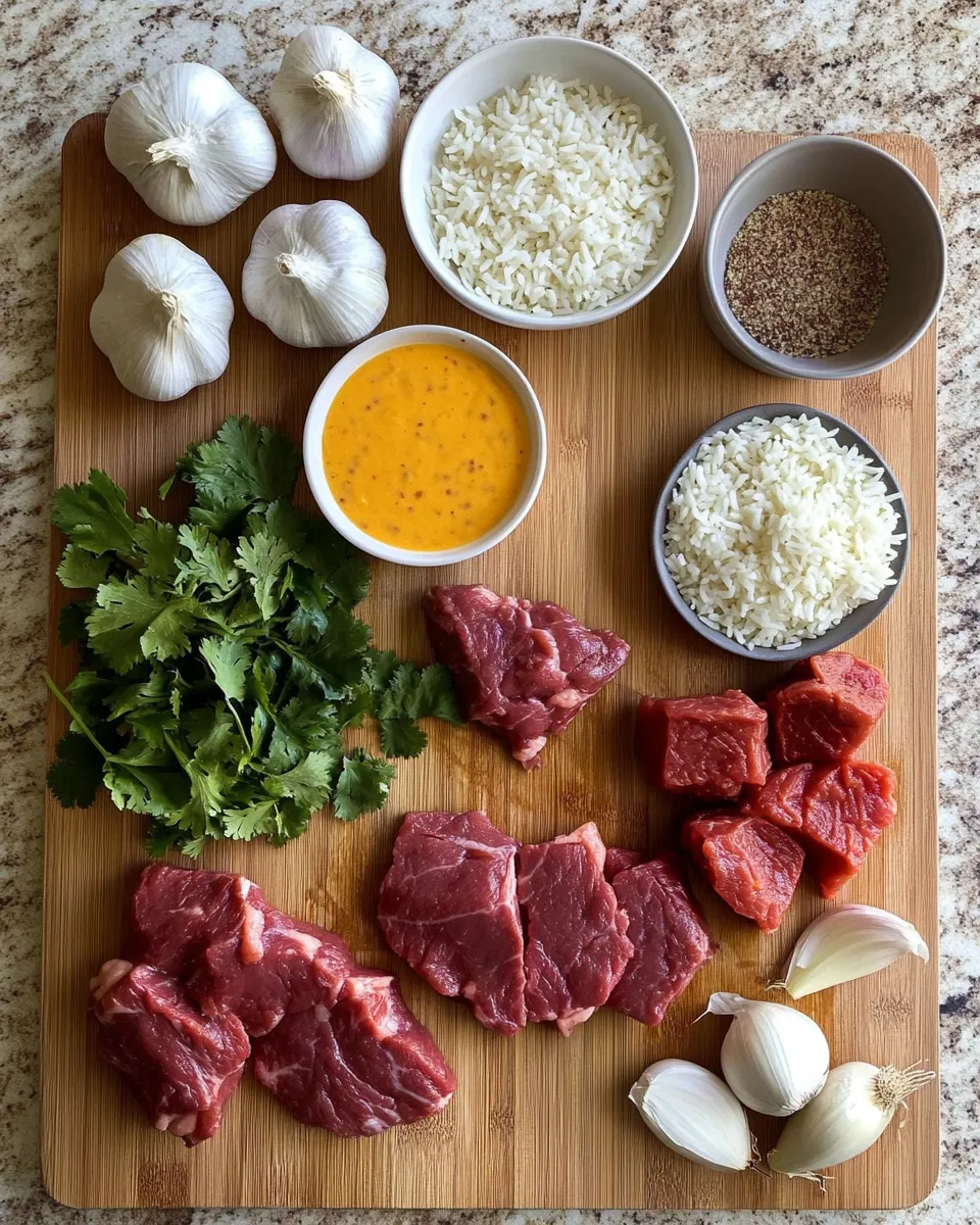 Ingredients for Savor the Flavor: The Ultimate Best Steak Queso Rice Recipe
