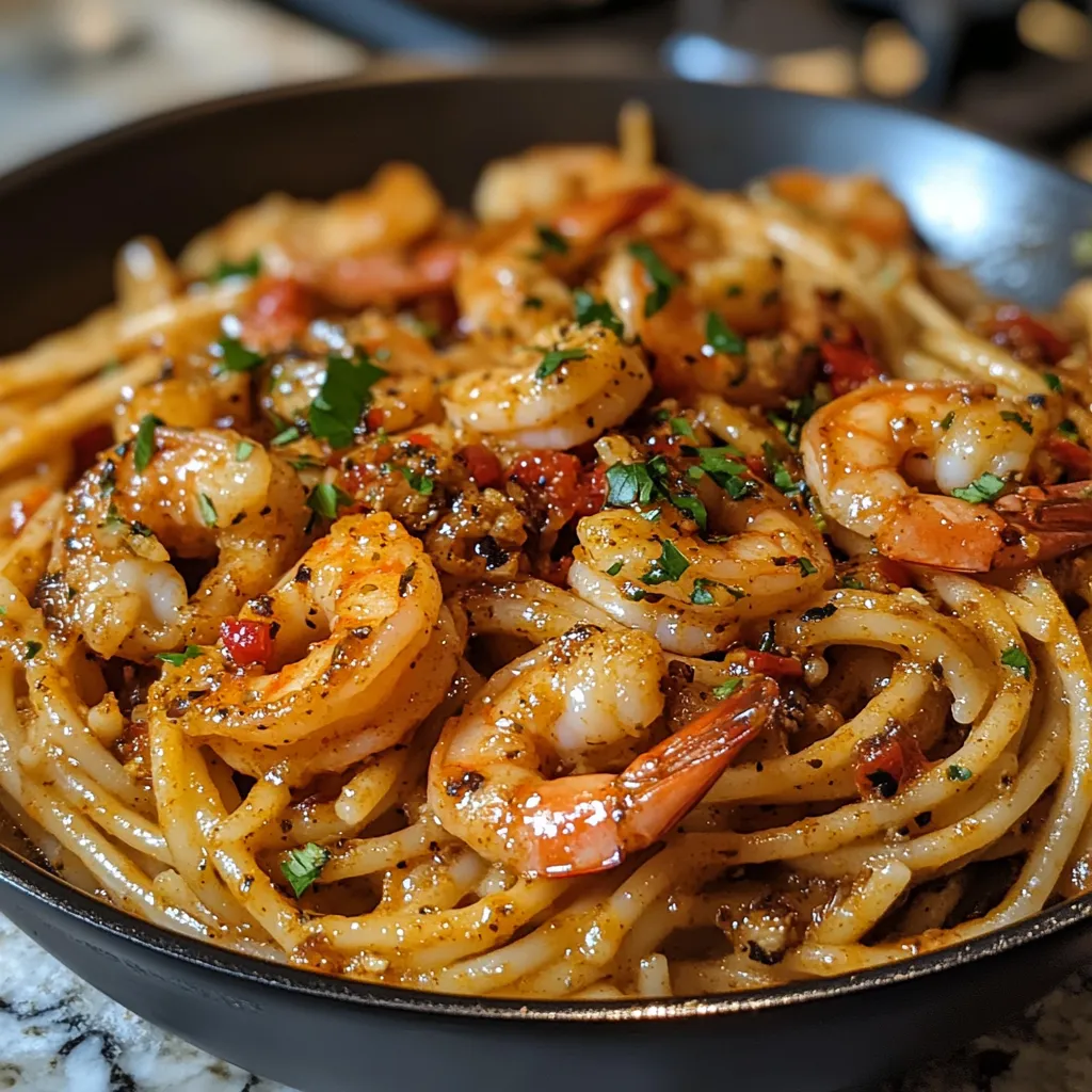 Photo of featured for Spicy Cajun Shrimp Pasta: A Flavor Explosion in Every Bite