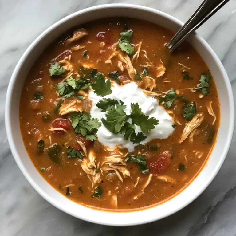 Photo of featured for Savor the Flavor: Irresistible Chicken Enchilada Soup to Warm Your Soul