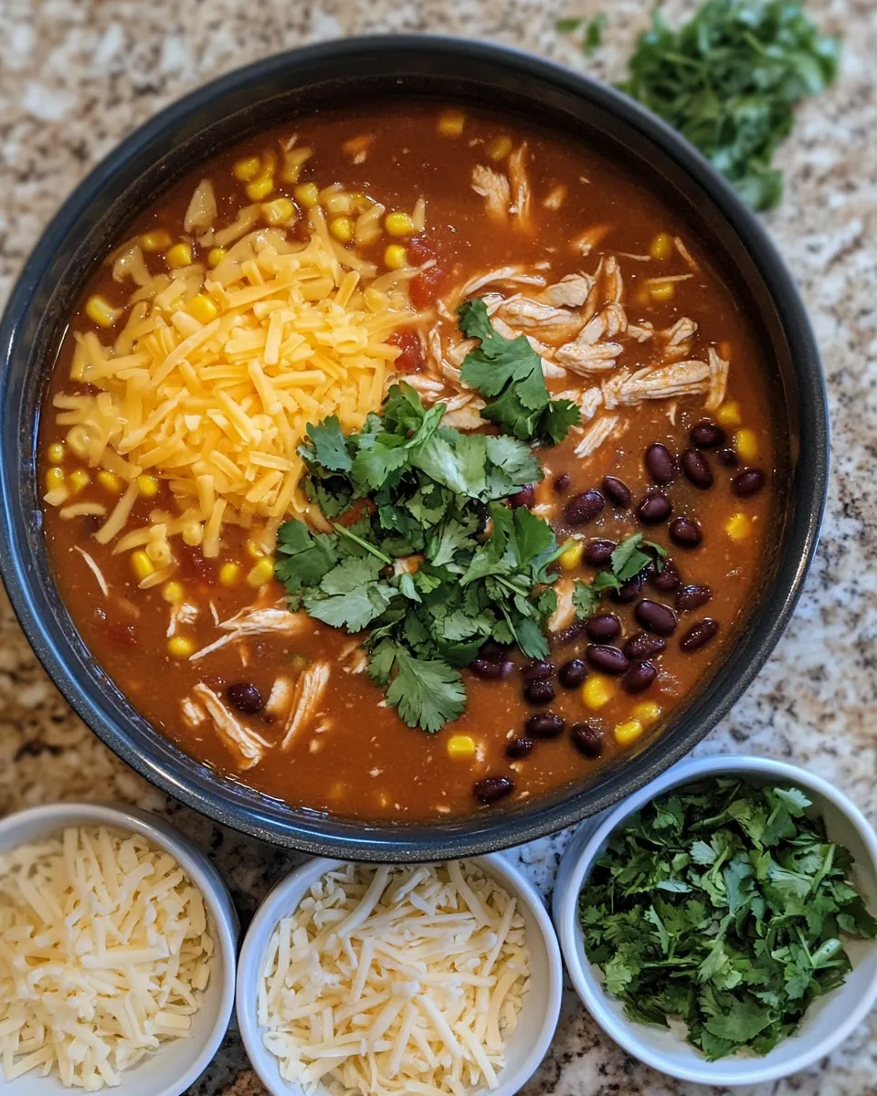Ingredients for Savor the Flavor: Irresistible Chicken Enchilada Soup to Warm Your Soul