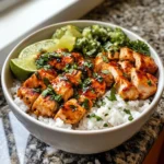 Photo of featured for Spicy Chili Chicken Bowl: Irresistible Coconut Lime Drizzle