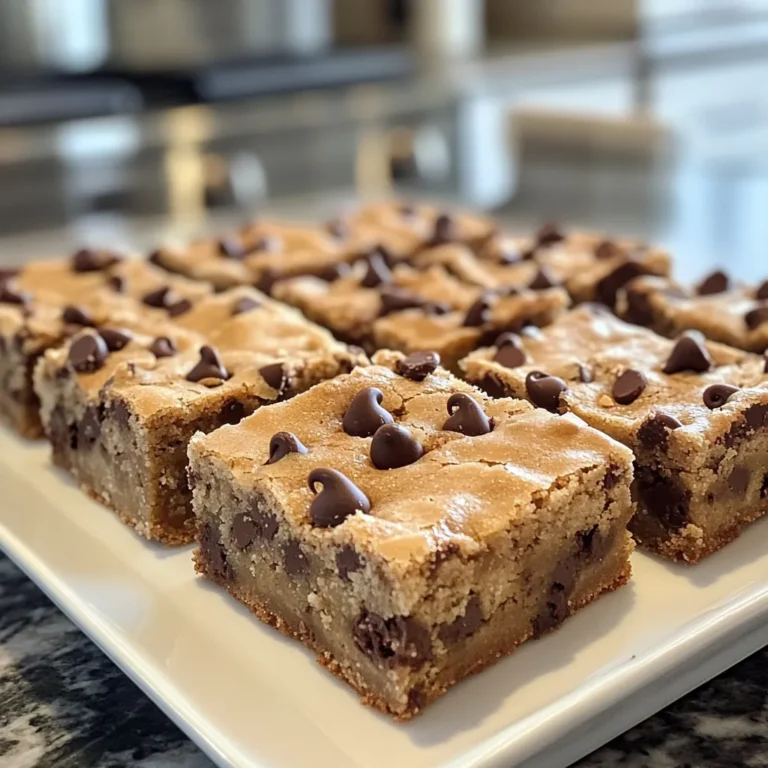 Photo of featured for Decadent Delights: The Ultimate Chocolate Chip Cookie Bars Recipe