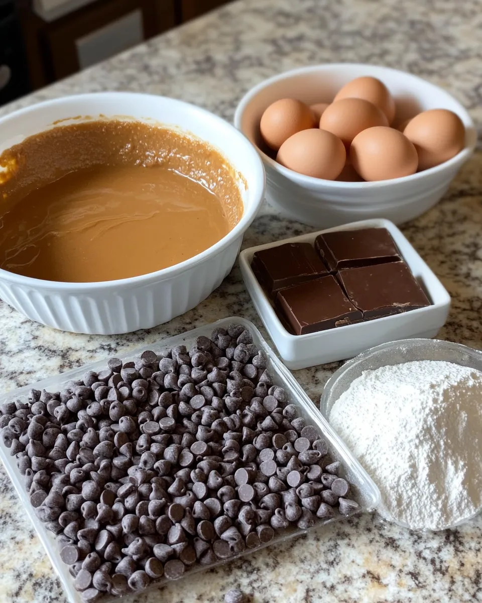 Ingredients for Indulge in a Sweet Symphony: The Chocolate Peanut Butter Ruckus Delight