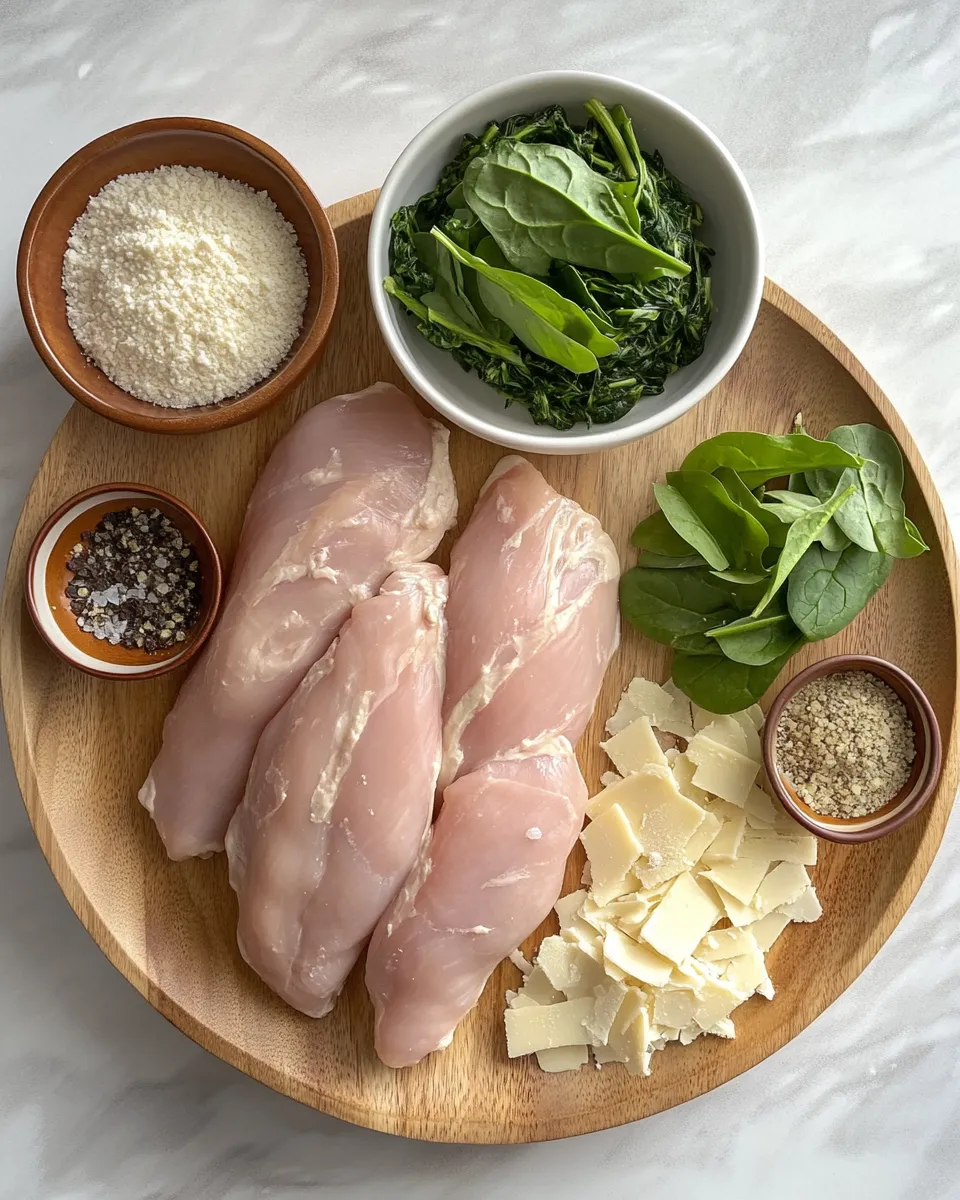 Ingredients for Irresistibly Creamy Baked Asiago Chicken: A Comforting Delight