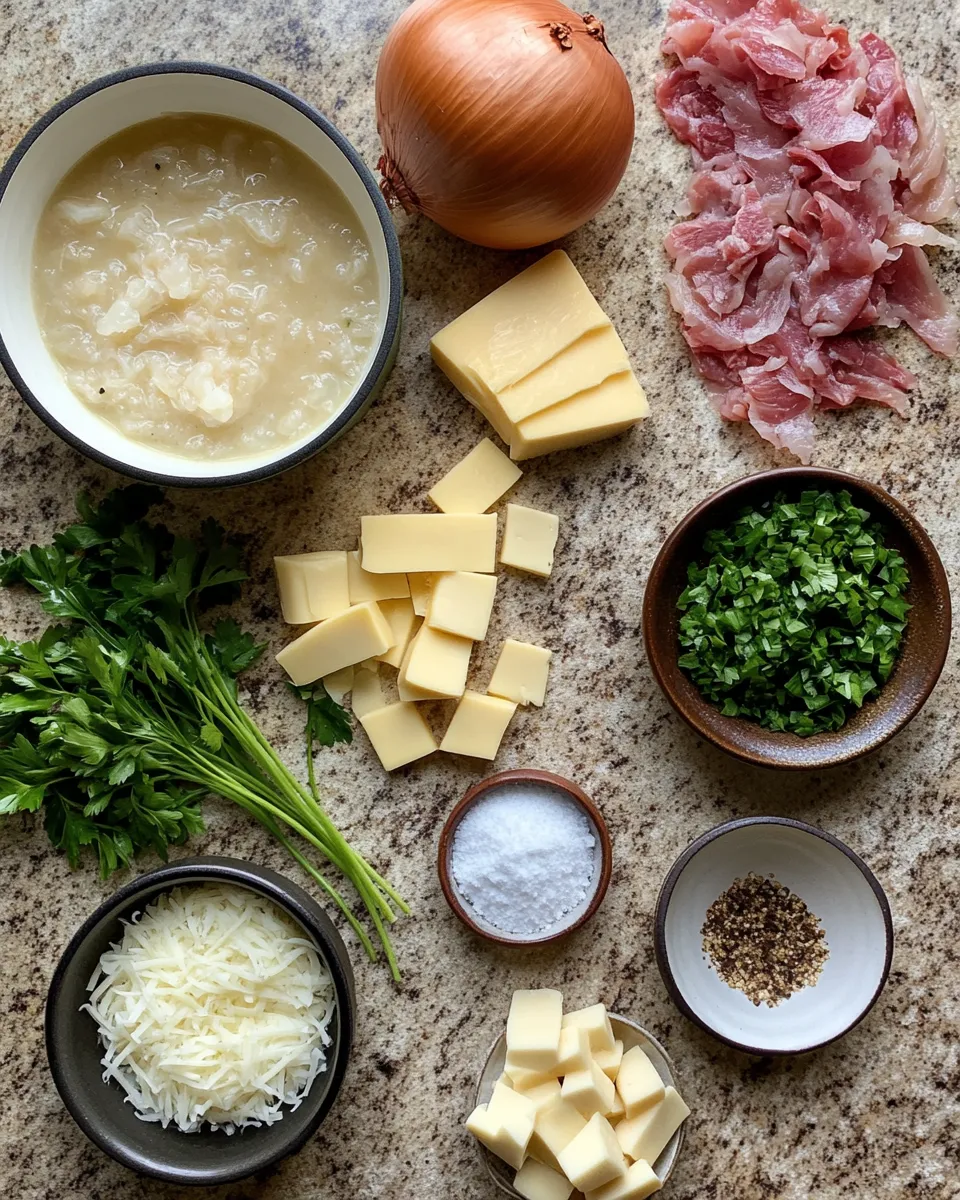 Ingredients for Savor the Comfort: Irresistibly Creamy Reuben Soup Recipe