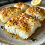 Photo of featured for Savor the Zesty Crunch: Crispy Garlic Lemon Cod Delight