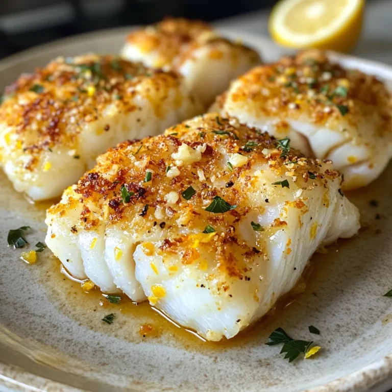 Photo of featured for Savor the Zesty Crunch: Crispy Garlic Lemon Cod Delight