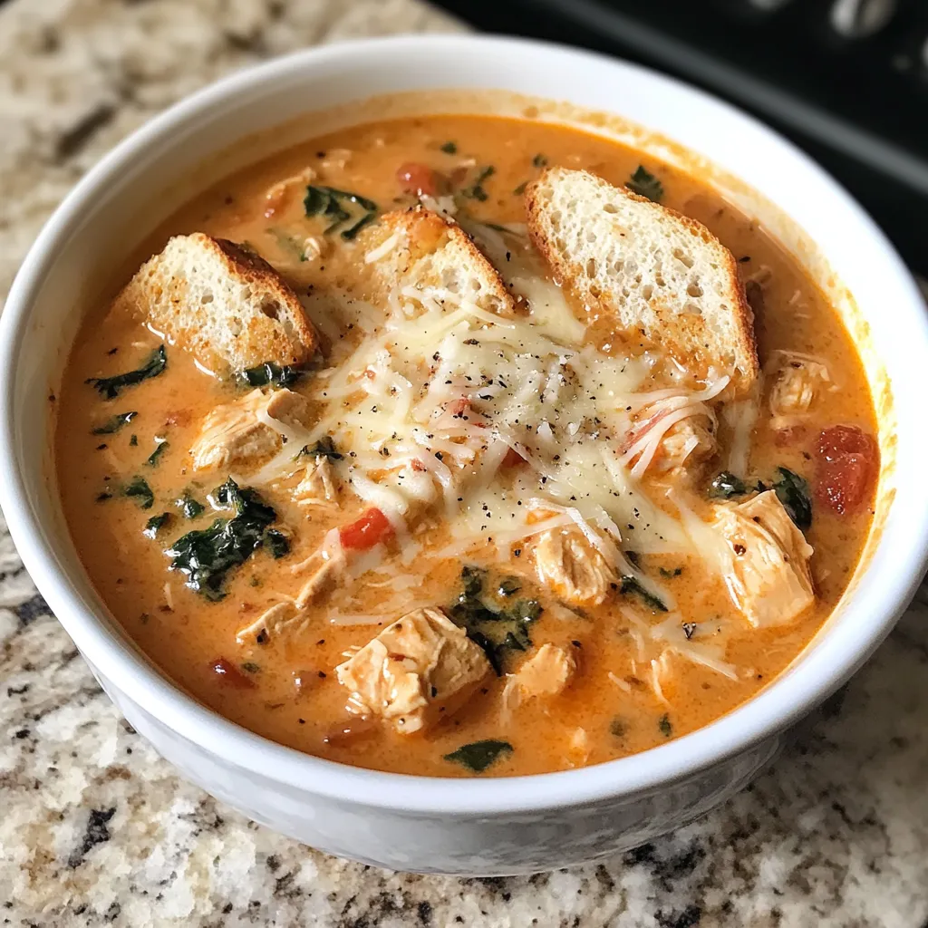Photo of featured for Savor the Comfort: Crock Pot Creamy Chicken Parmesan Soup Delight