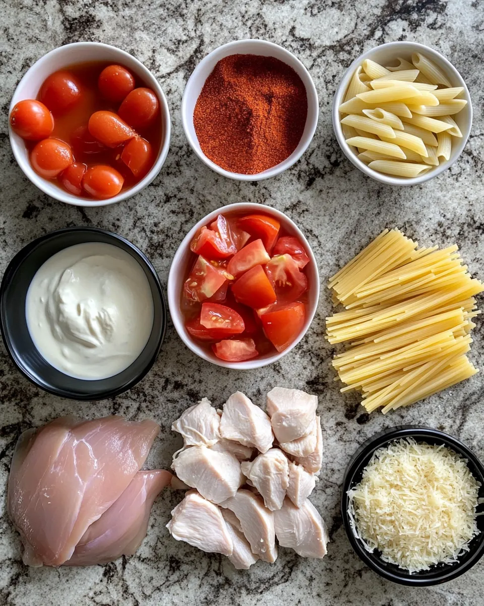 Ingredients for Savor the Comfort: Crock Pot Creamy Chicken Parmesan Soup Delight