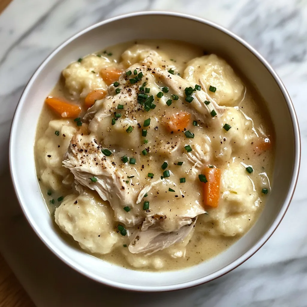 Photo of featured for Savor the Comfort: Easy Crockpot Chicken and Dumplings Recipe