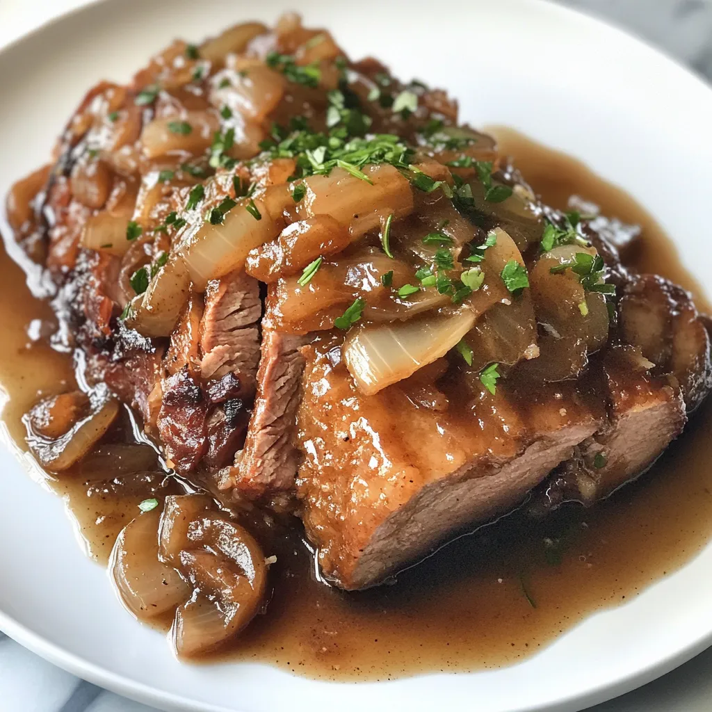 Photo of featured for Savory Simplicity: Your Guide to Easy Slow Cooker French Onion Roast
