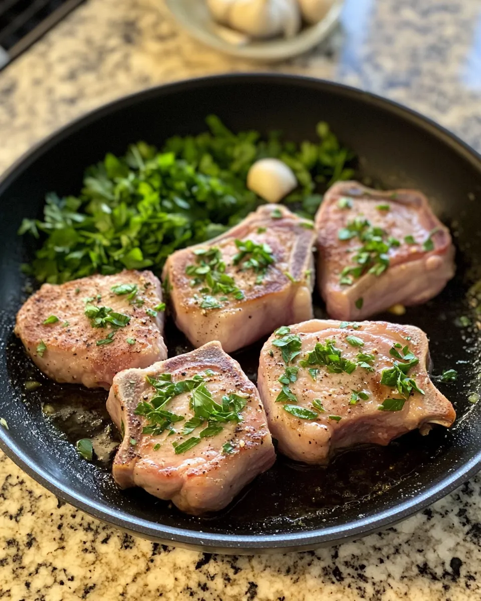 Ingredients for Savor the Flavor: Irresistible Garlic Butter Pan Seared Pork Chops
