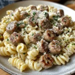 Photo of featured for Irresistible Garlic Butter Sausage Bites: A Creamy Pasta Delight