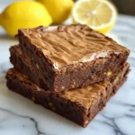 Photo of featured for Irresistible Handmade Lemon Brownies: A Zesty Delight