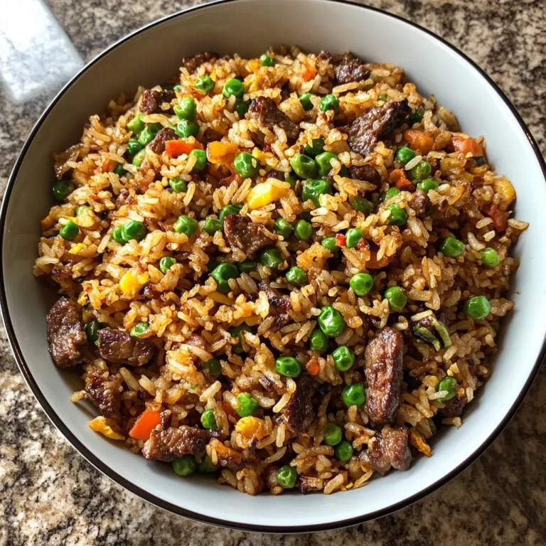 Photo of featured for Savor the Crunch: High Protein Crispy Garlic Beef Fried Rice Delight