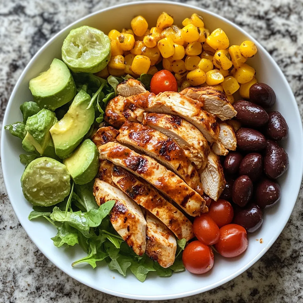 Photo of featured for Power Up Your Plate with a High Protein Southwest Chicken Salad