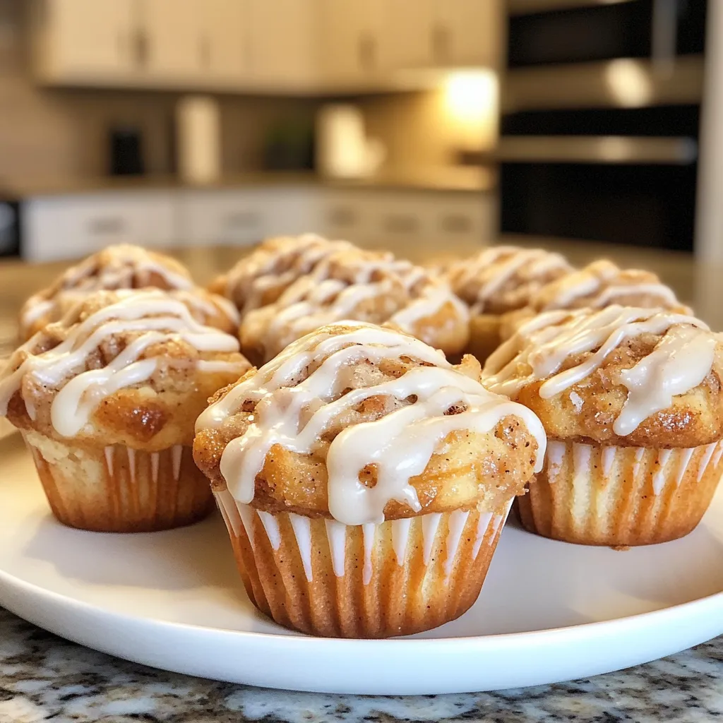Photo of featured for Irresistible Homemade Cinnamon Roll Muffins
