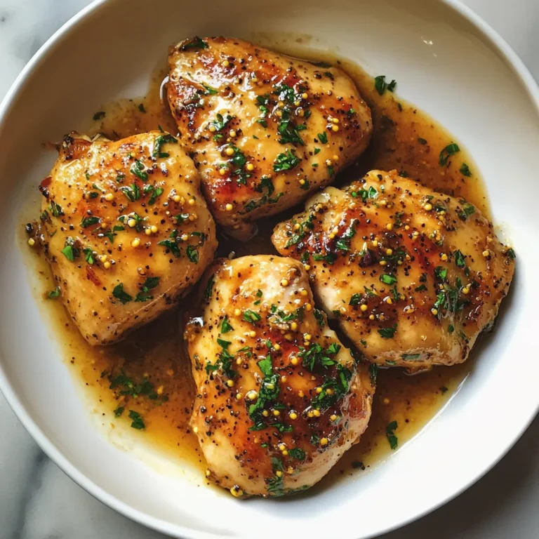 Photo of featured for Sweet and Savory Delight: Honey Mustard Chicken That Will Wow Your Taste Buds