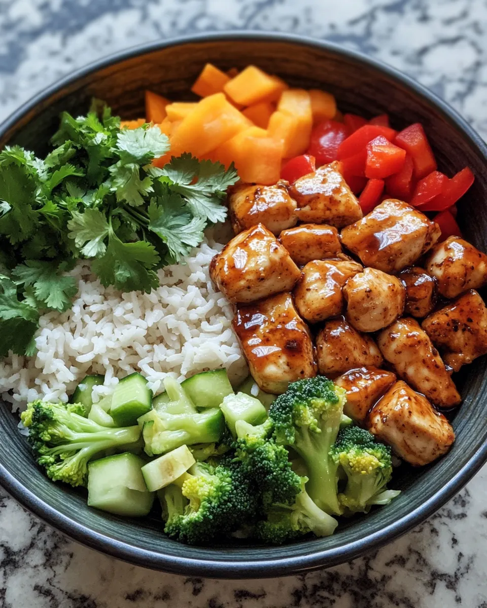 Ingredients for Spice Up Your Dinner: Irresistible Hot Honey Chicken Bowl Recipe
