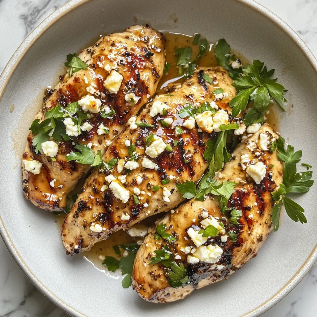 Photo of featured for Savor the Sweet Heat: Hot Honey Infused Feta Chicken Recipe